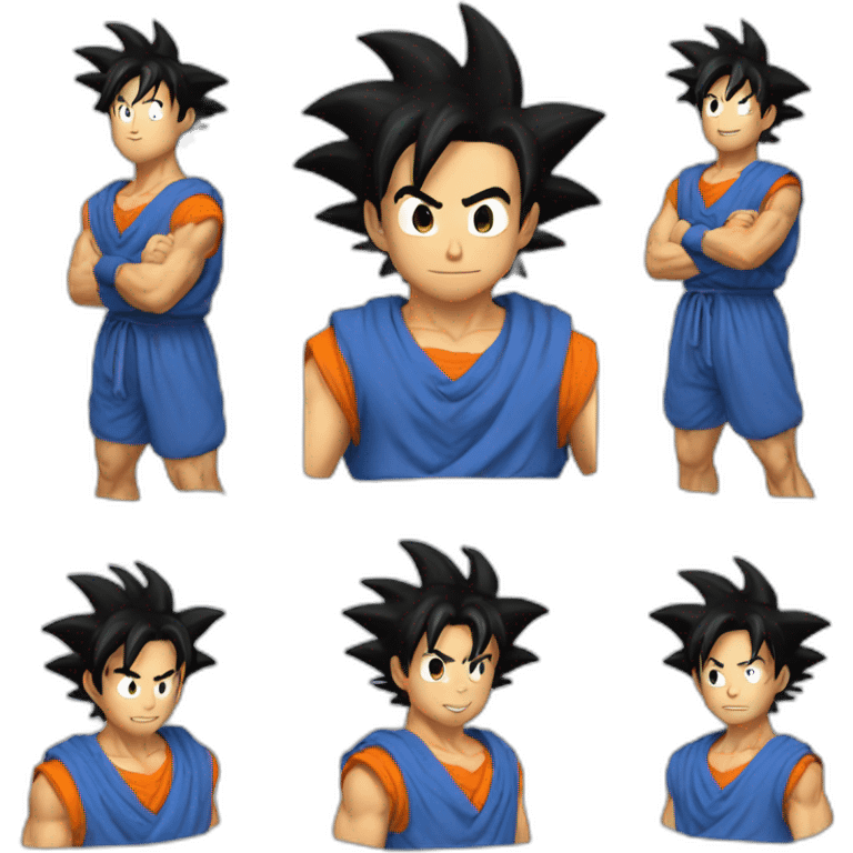 does goku clean nuts? emoji