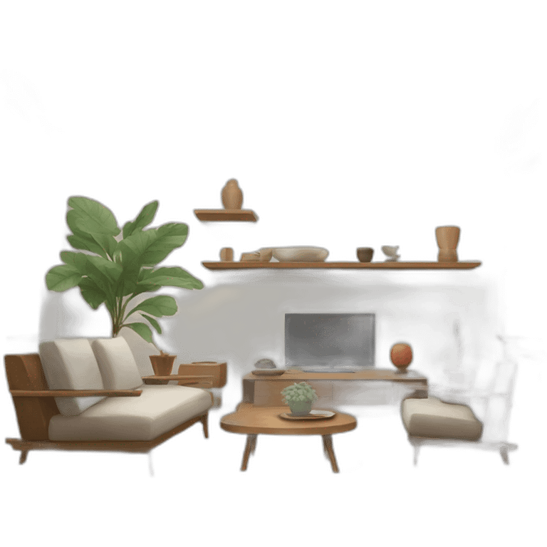 japandi interior design emoji