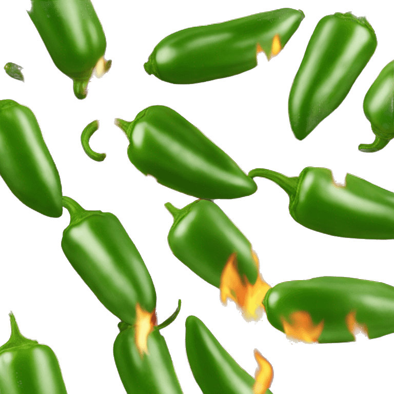 jalapeno on fire emoji