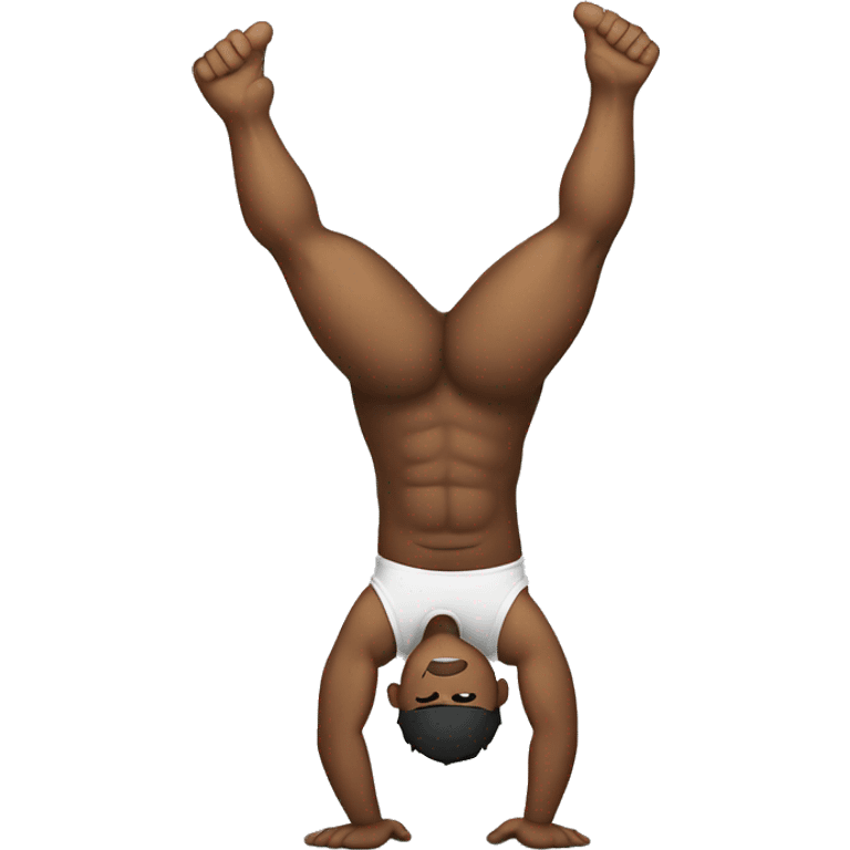 strong man handstand emoji