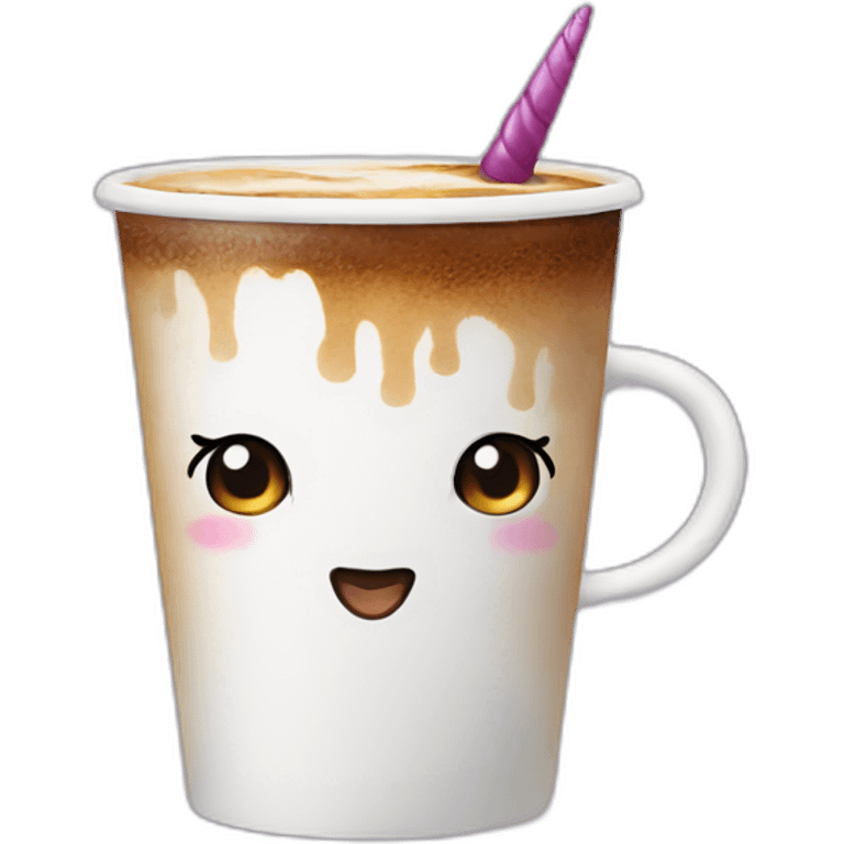 coffe unicorn emoji