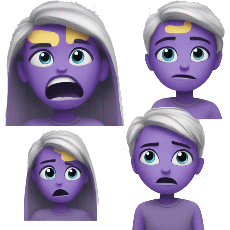 Anxiety from Inside Out 2 emoji