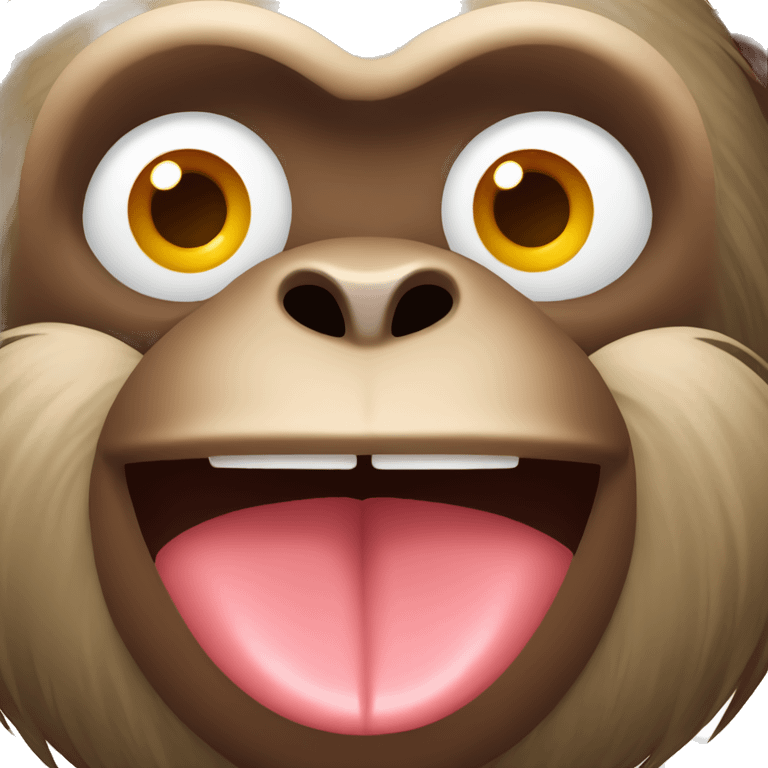 monkey sticking tounge out emoji