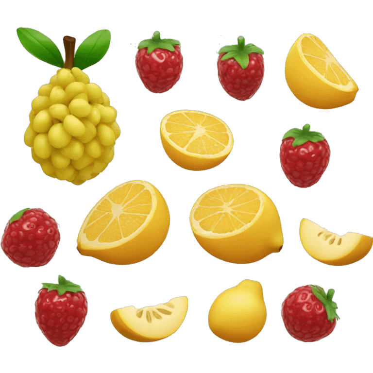 Fresh fruit rasped emoji