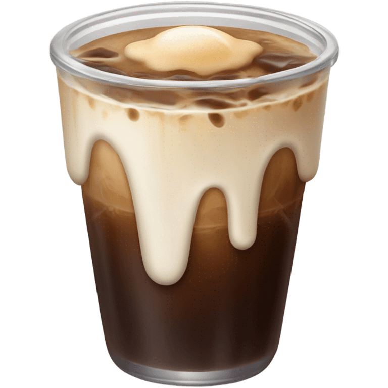 Ice coffee emoji