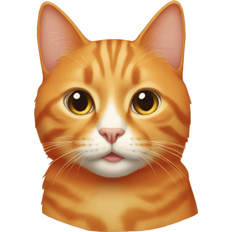 Orange cat emoji