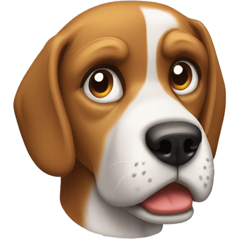 Very angry beagle emoji