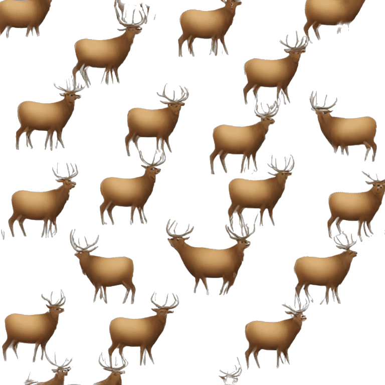 Elk herd emoji