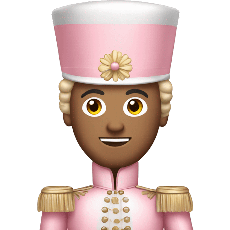 Light pink nutcracker emoji