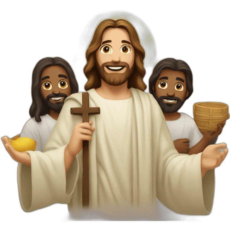 jesus and his friends emoji