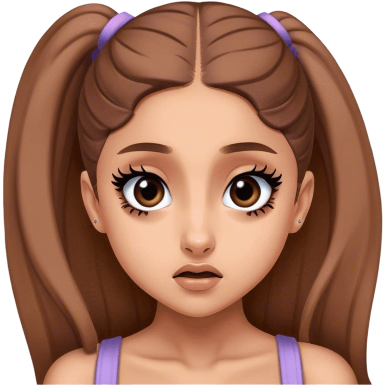 Ariana grande rolling her eyes  emoji