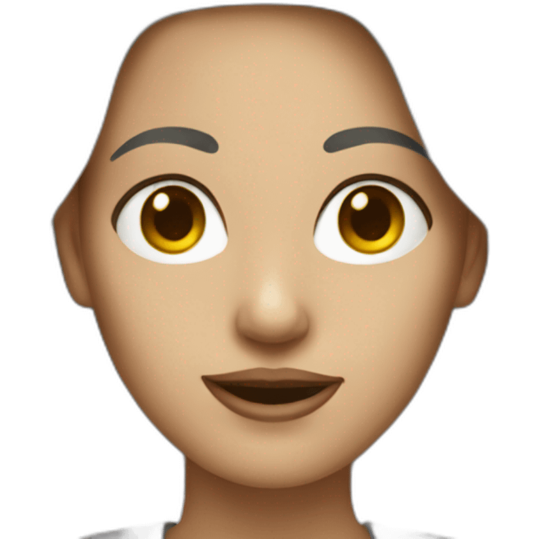 telling white woman emoji