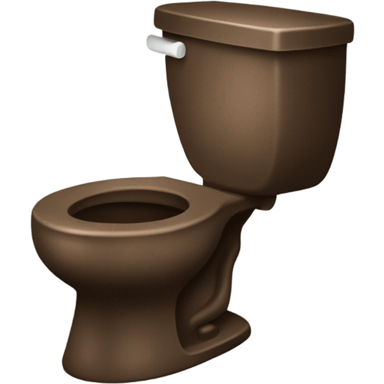 Poop in toilet emoji