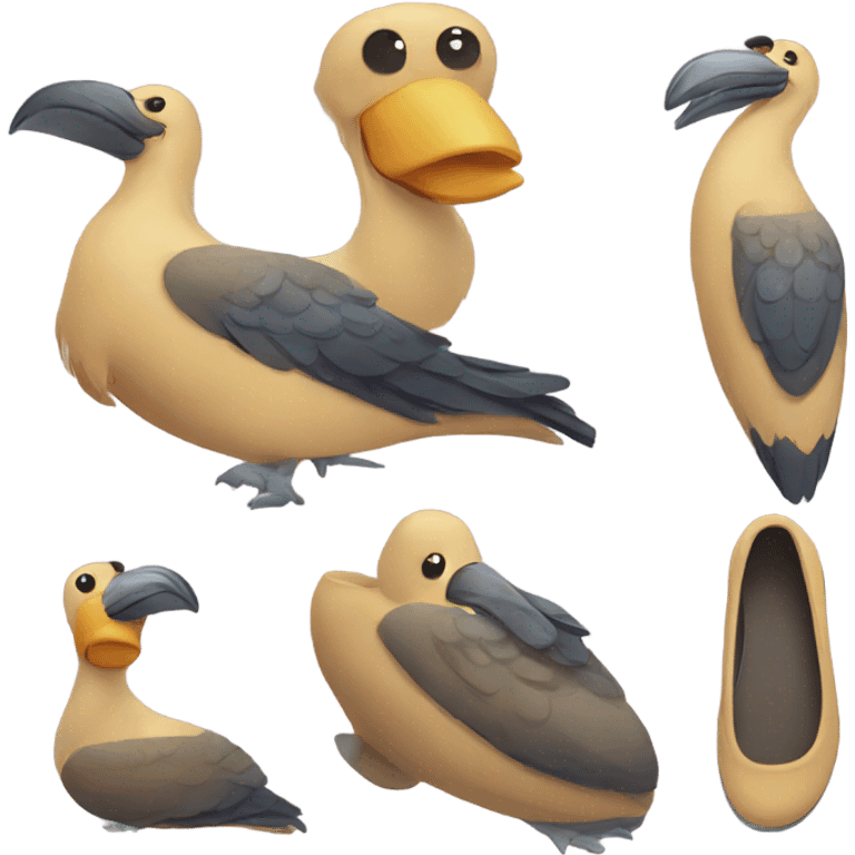 bird in crocs  emoji