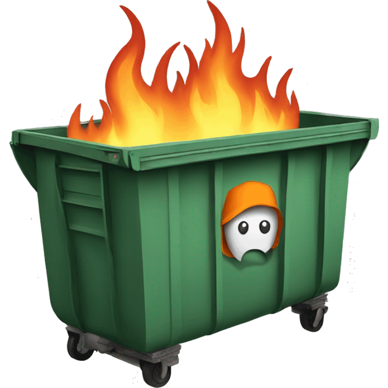 dumpster fire emoji