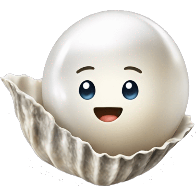 pearls still in oyster emoji