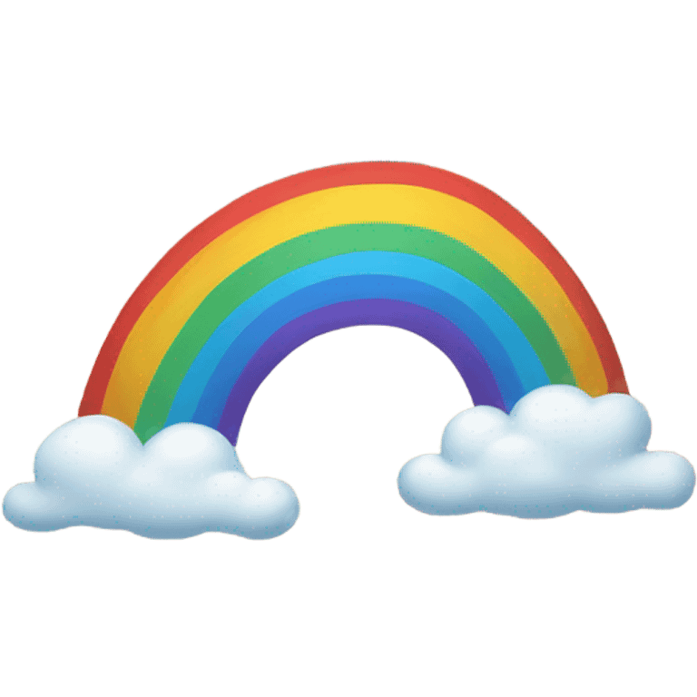 Rainbow smile emoji