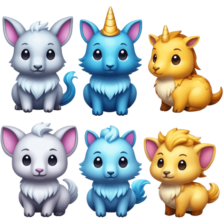 magical animals emoji