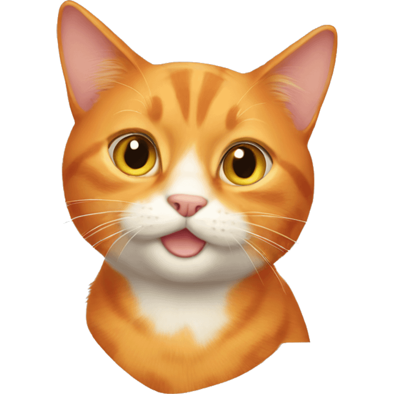 Orange cat emoji