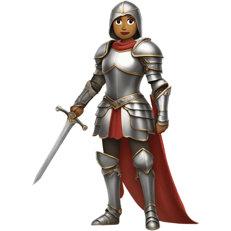 female knight emoji