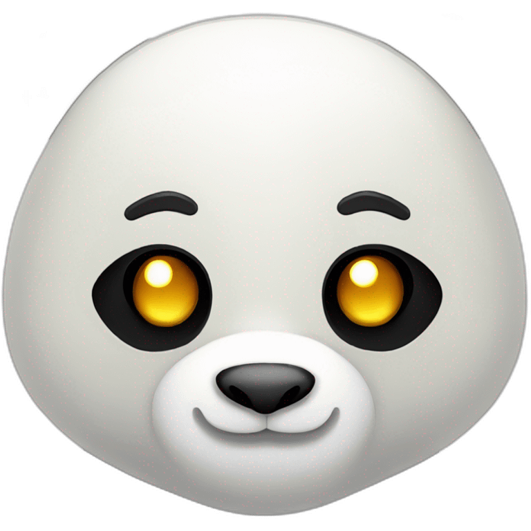 panda with electric light bulb emoji