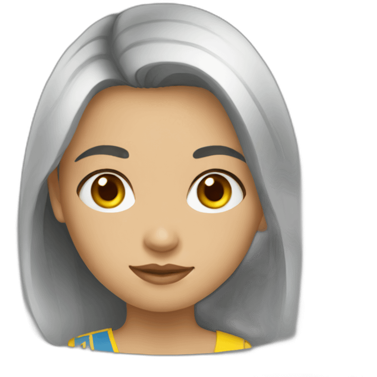 Ukraine girl emoji