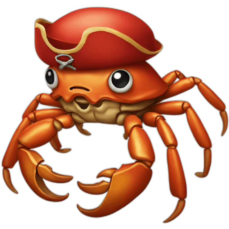 Pirate Crab emoji