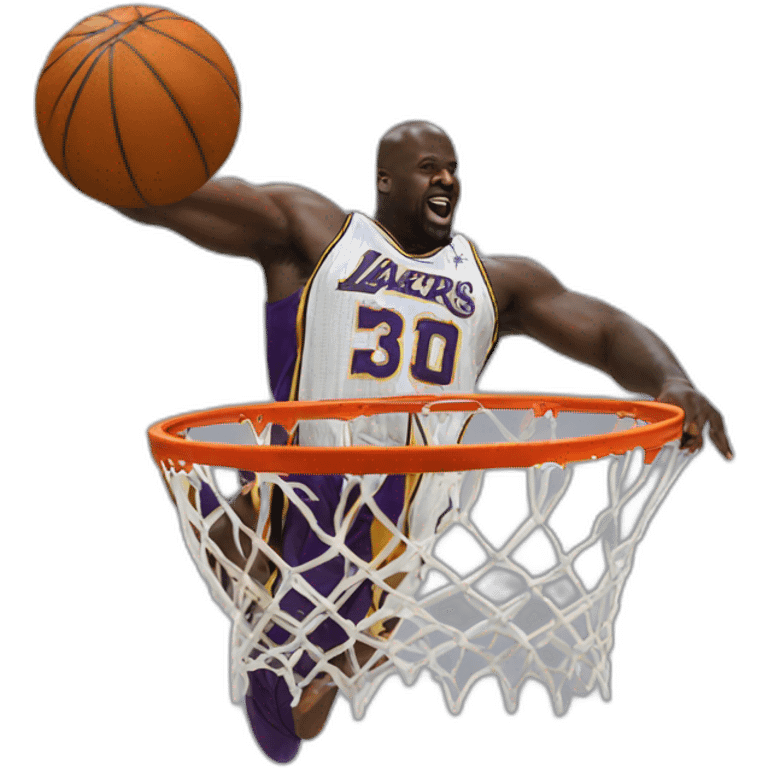 shaq dunking emoji