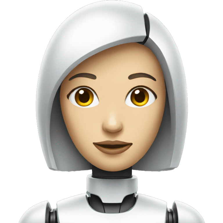 women robot emoji