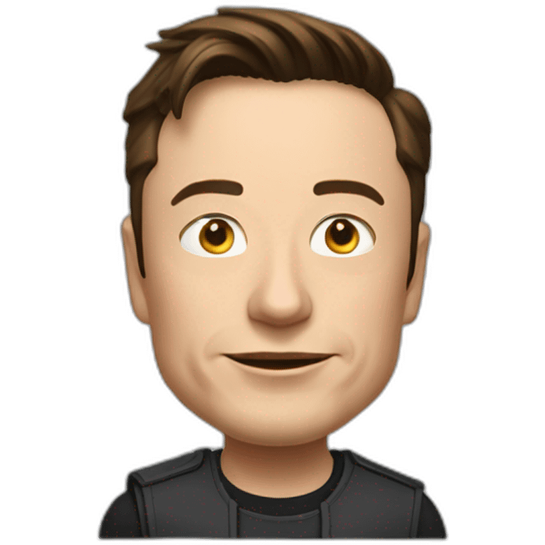 Elon musk calvitie emoji