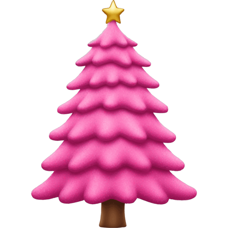 pink christmas tree emoji