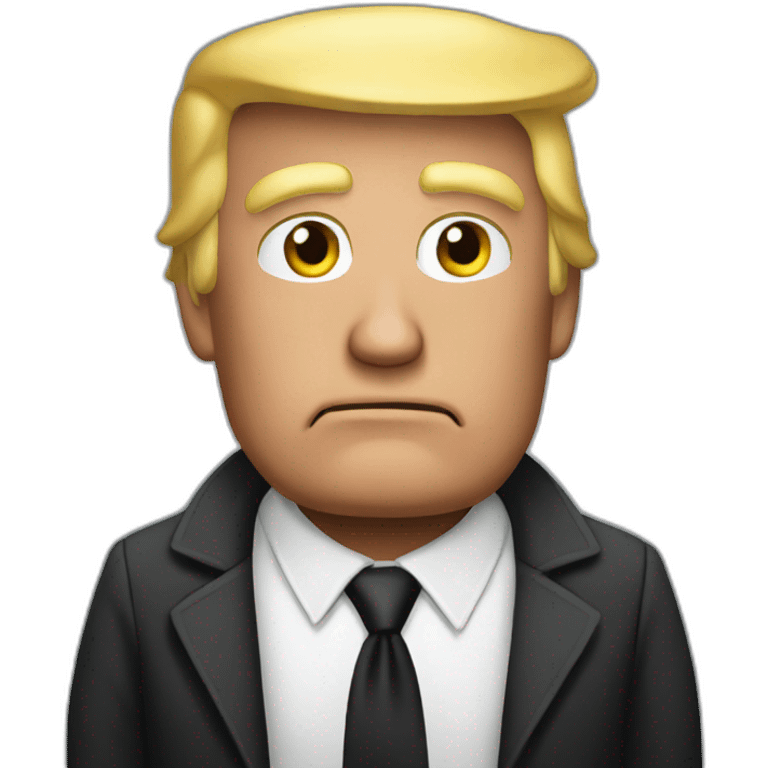 donald-trump-arrested emoji