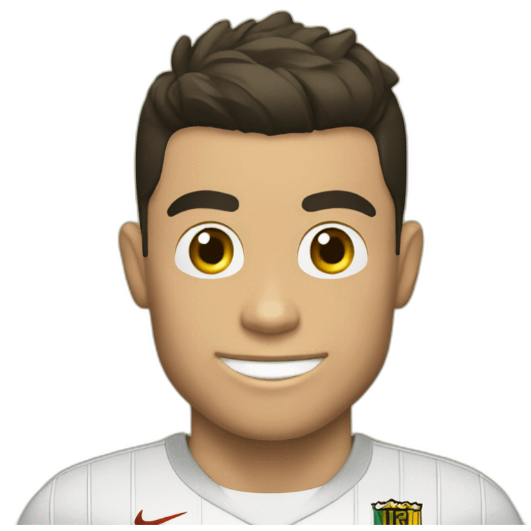 Cristiano ronaldo en 4x4 emoji