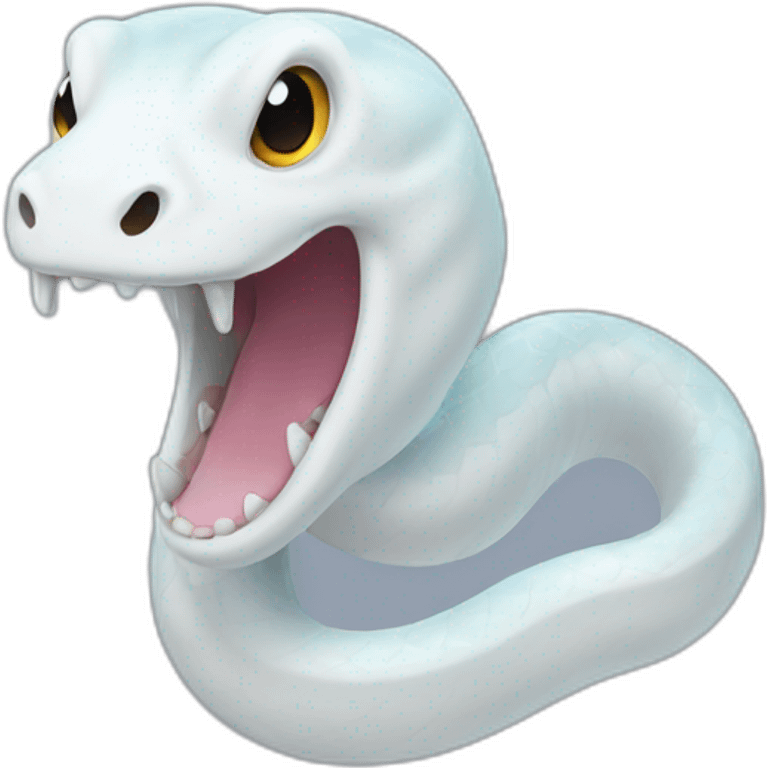 Ghost snake emoji