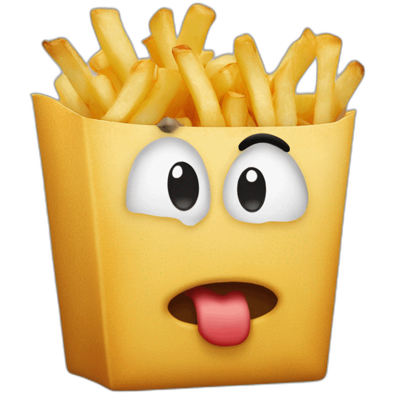 Un énorme mangeur de frites appelé inoxtag emoji