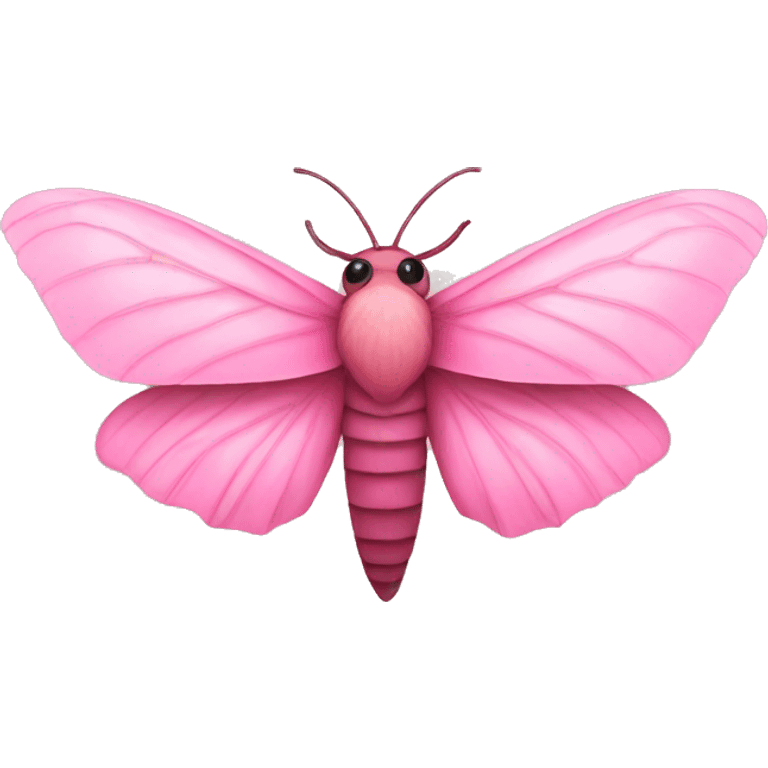 pink moth emoji