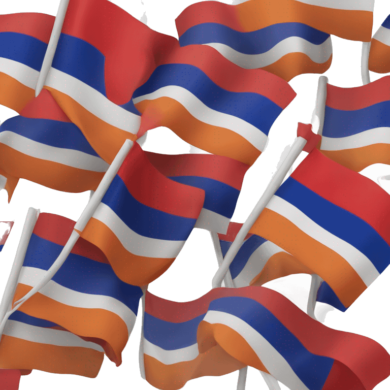 Armenian flag and hard  emoji