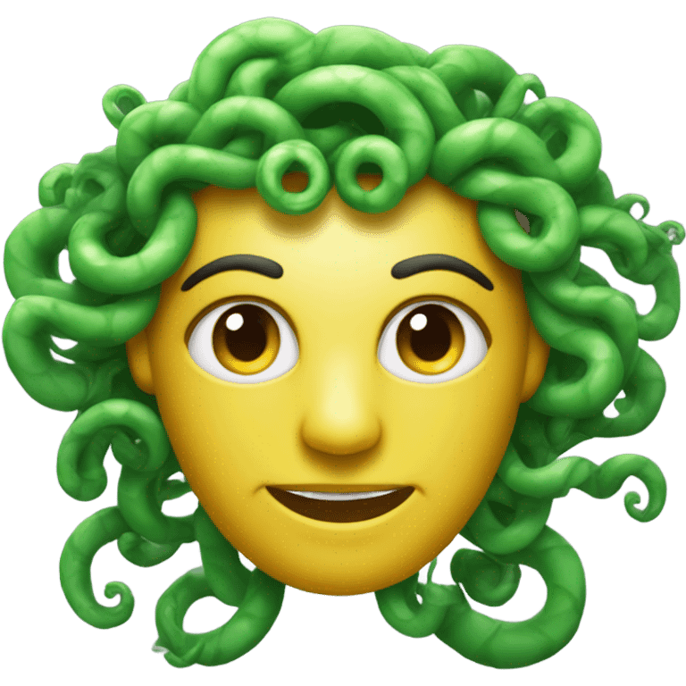 medusa de color  emoji