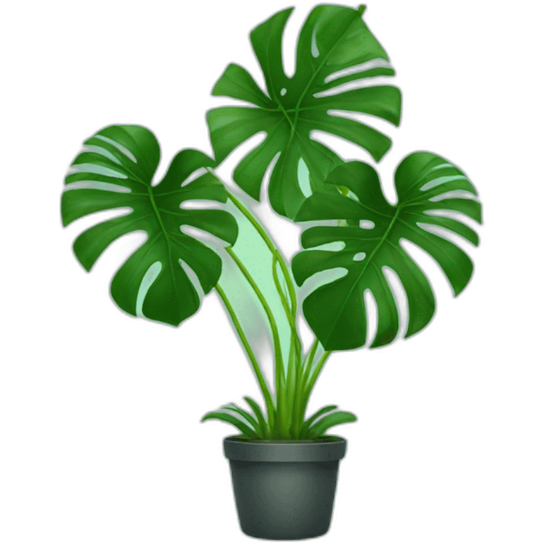 monstera emoji