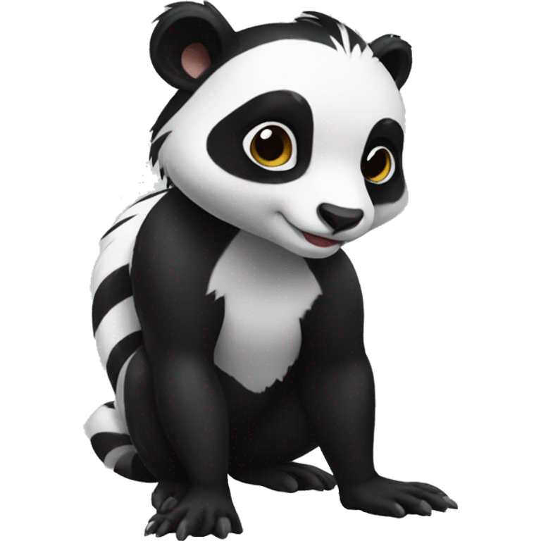 skunk-panda-hybrid full body emoji