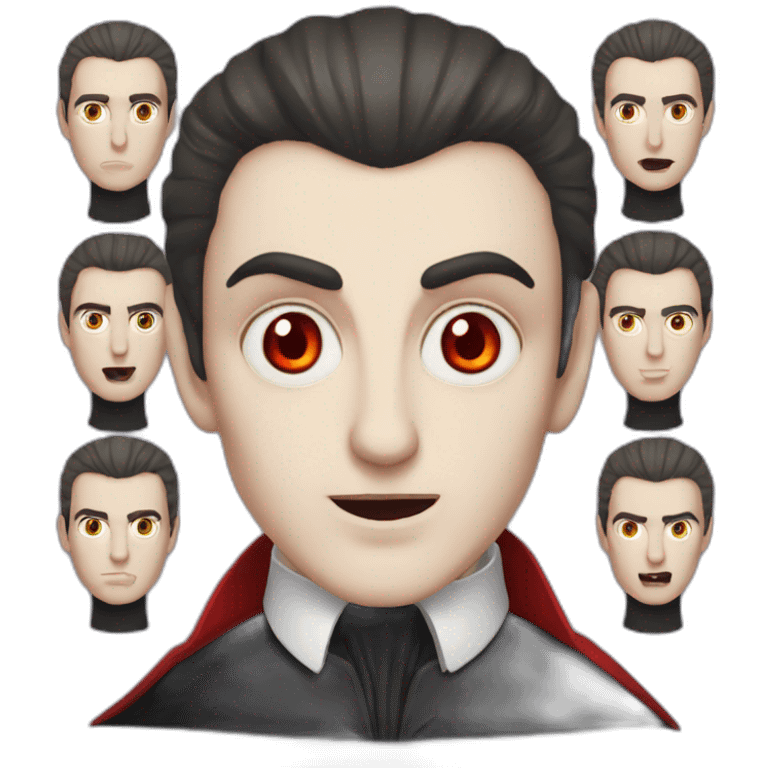 pale skin dracula red eyes emoji