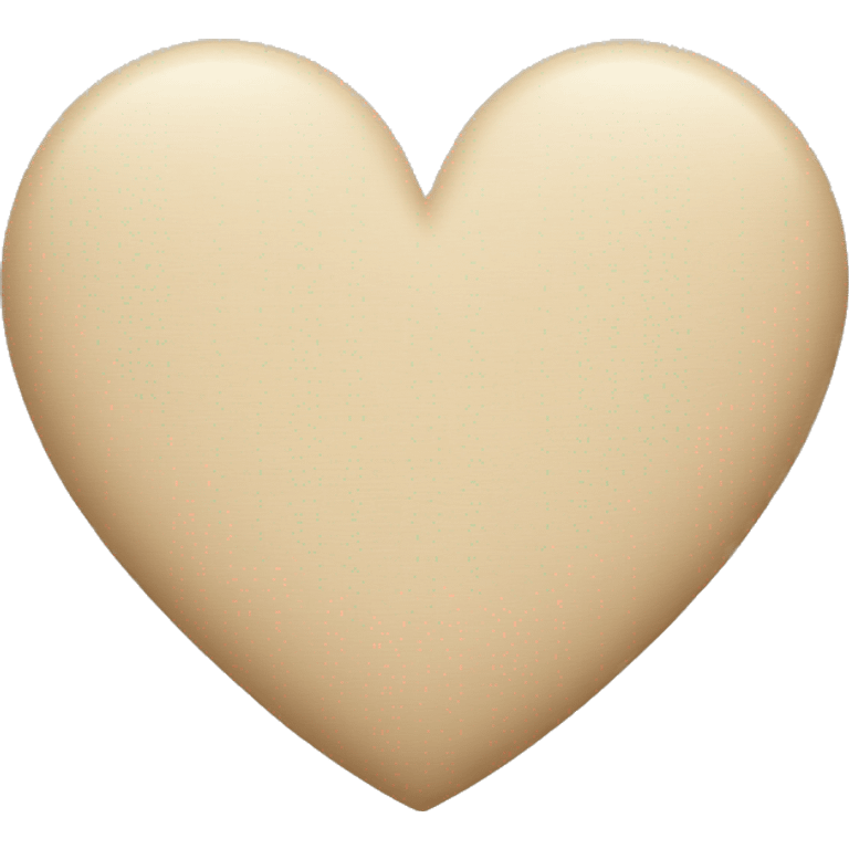 Beige Heart  emoji