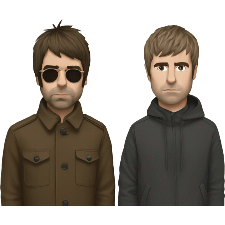 Noel and Liam Gallagher  emoji