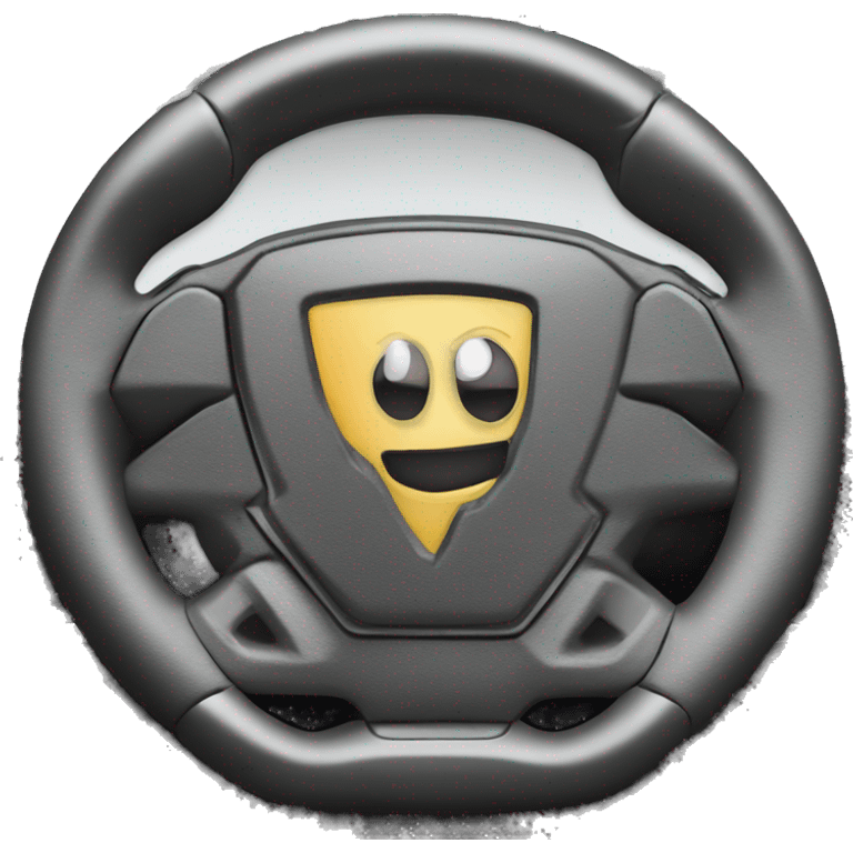 Steering wheel of lambo emoji