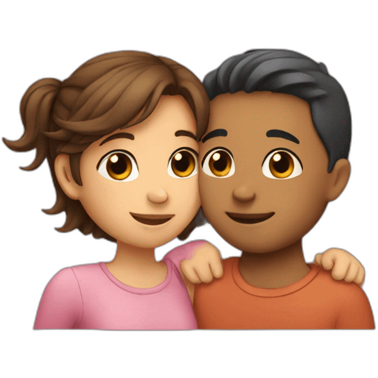 Boy with girl loves each other  emoji