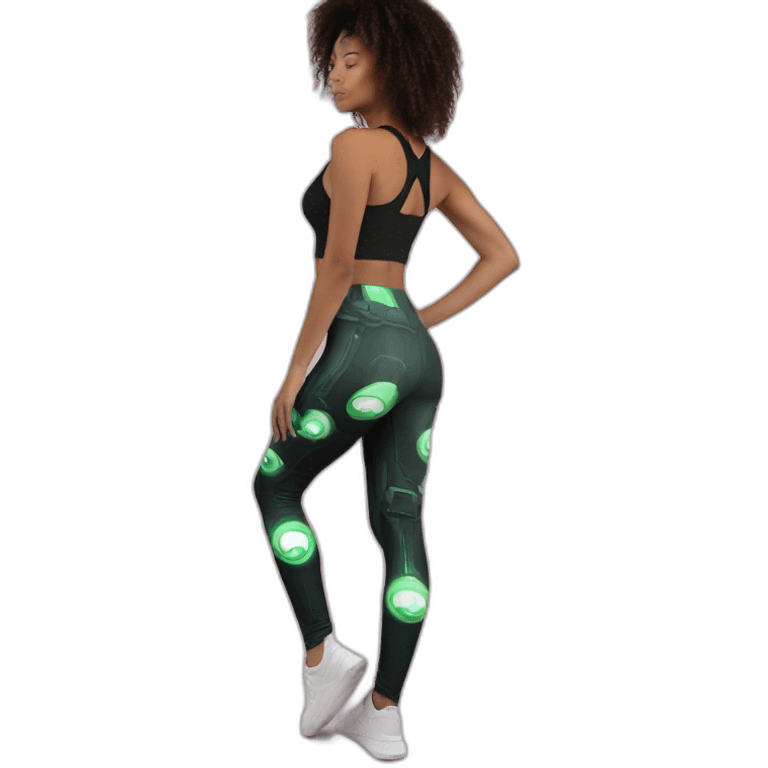 Doom Futuristic Futuristic Leggings emoji