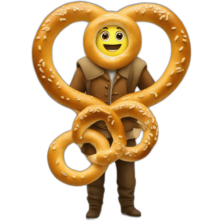 alsacian with a bretzel emoji