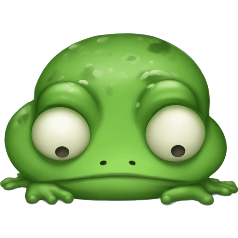 Sad frog emoji