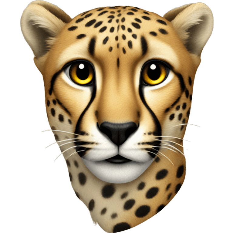 cheetah heart  emoji