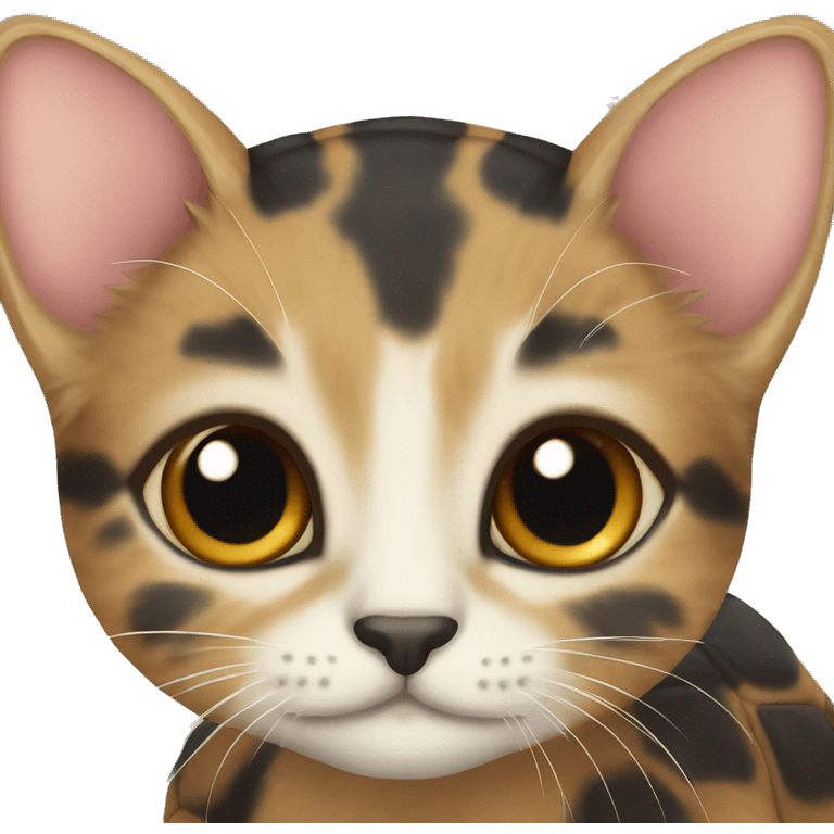 kitten tortoise shell emoji